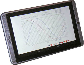 Android-Tablet mit Bioduct